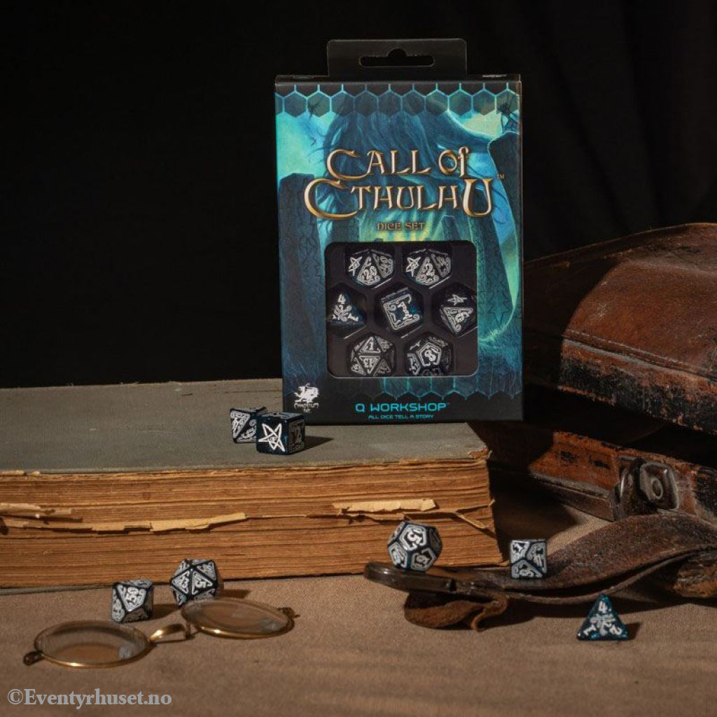 Call of Cthulhu Dice Set Abyssal & White (7) Games