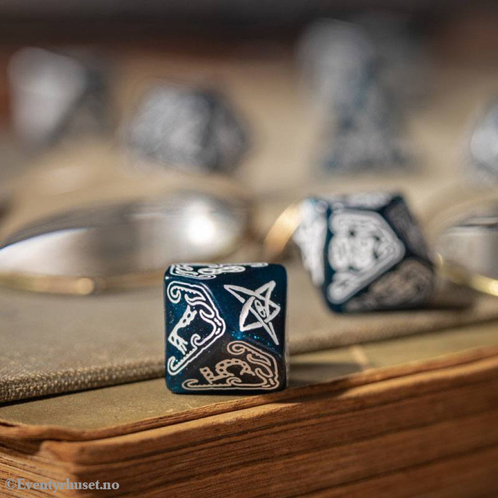 Call of Cthulhu Dice Set Abyssal & White (7) Games