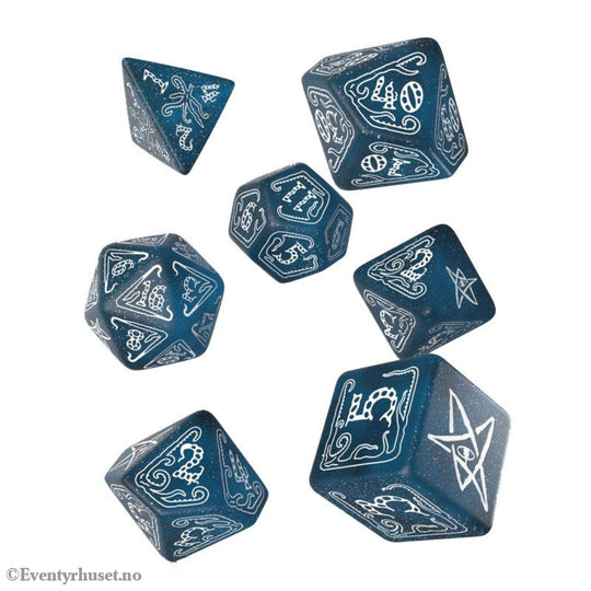 Call of Cthulhu Dice Set Abyssal & White (7) Games