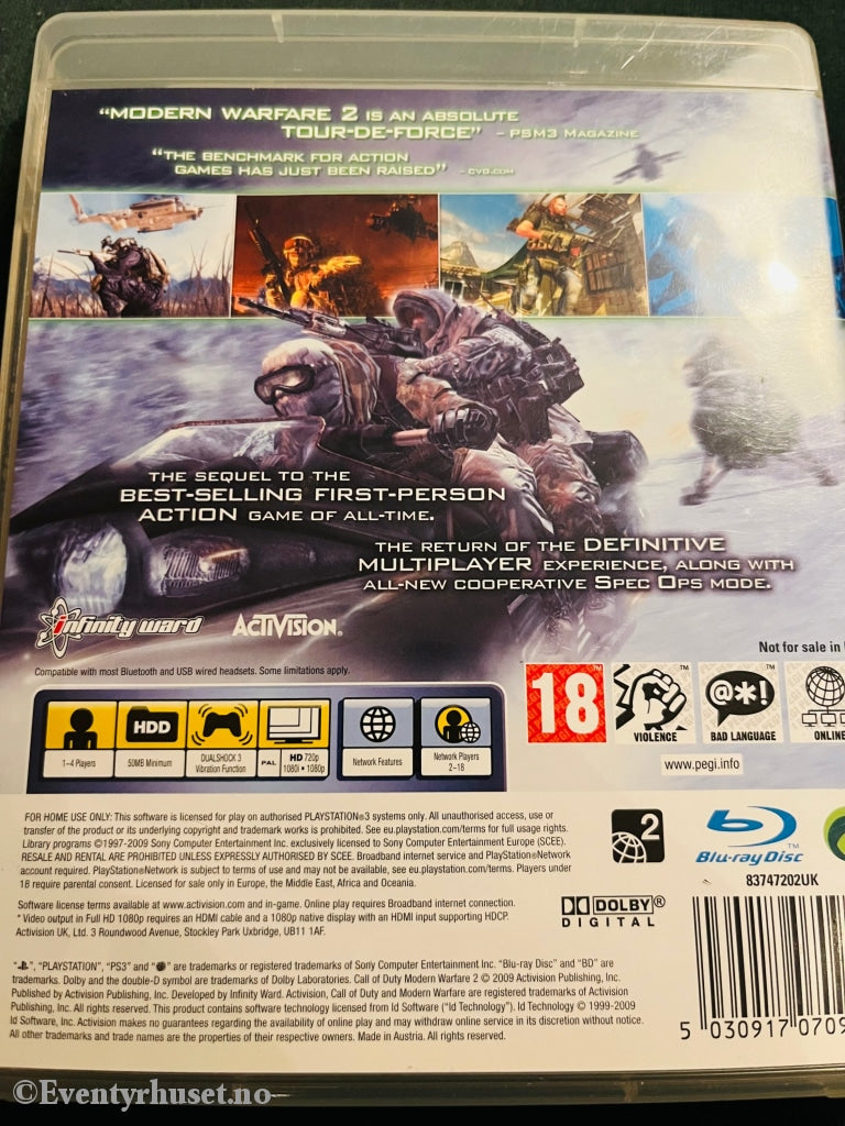 Call Of Duty - Modern Warfare 2. Ps3. Ps3