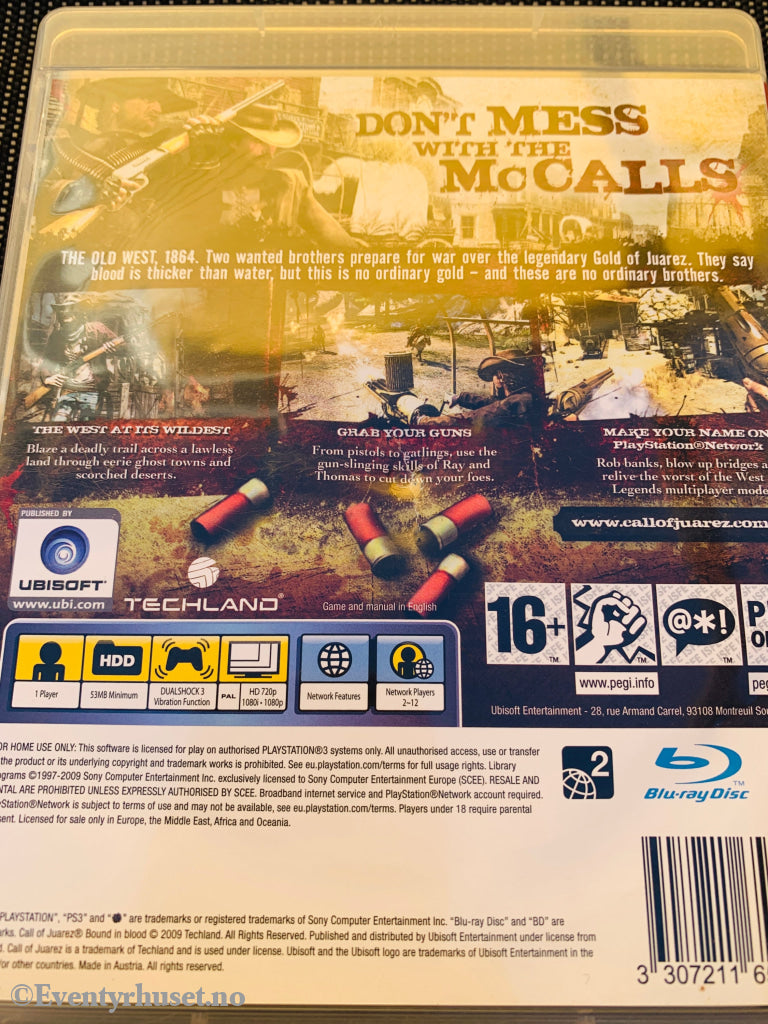 Call of Juarez: Bound in Blood. PS3.