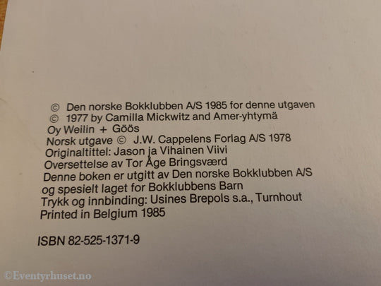 Camilla Mickwitz. 1978/85. Jason Og Sinna-Guri. Fortelling
