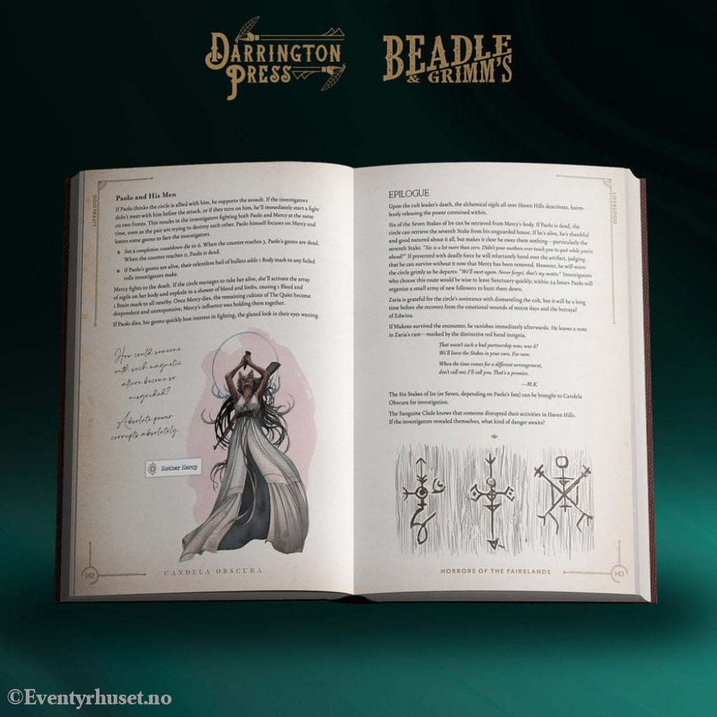 Candela Obscura Assignment Book Horrors of the Fairelands Games