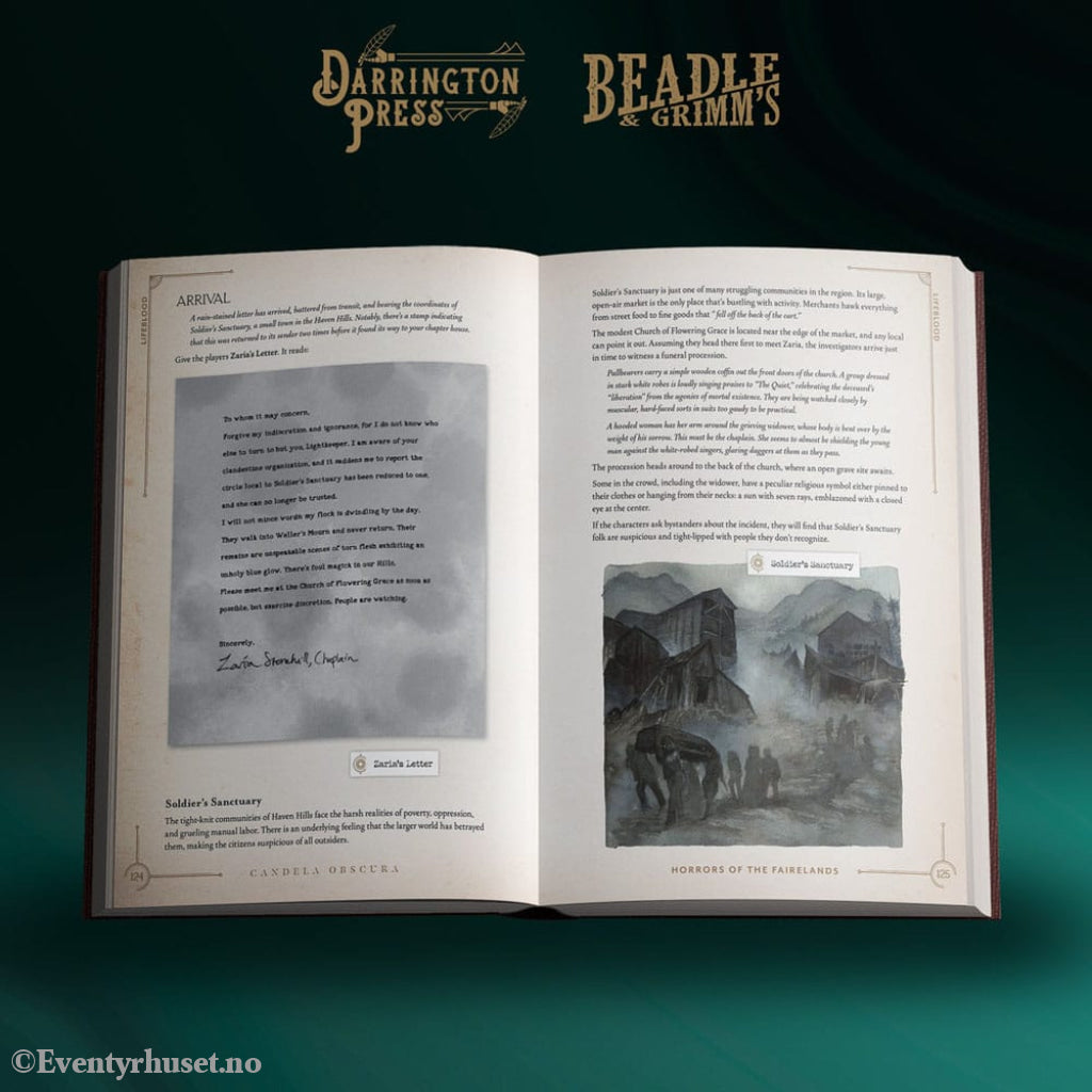 Candela Obscura Assignment Book Horrors of the Fairelands Games