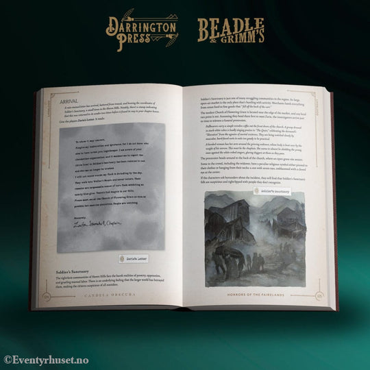 Candela Obscura Assignment Book Horrors of the Fairelands Games