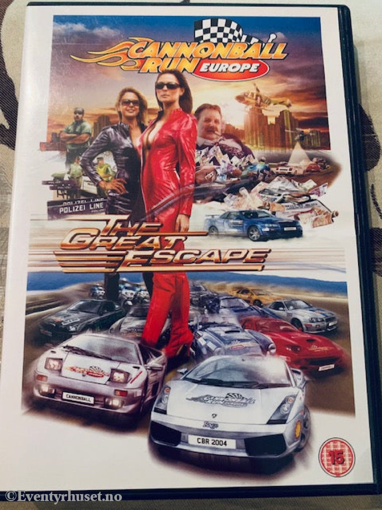 Cannonball Run Europe - The Great Escape. Dvd. Dvd