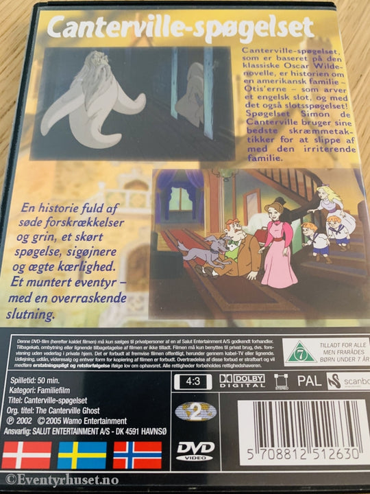 Canterville-Spøkelset. Dvd. Dvd