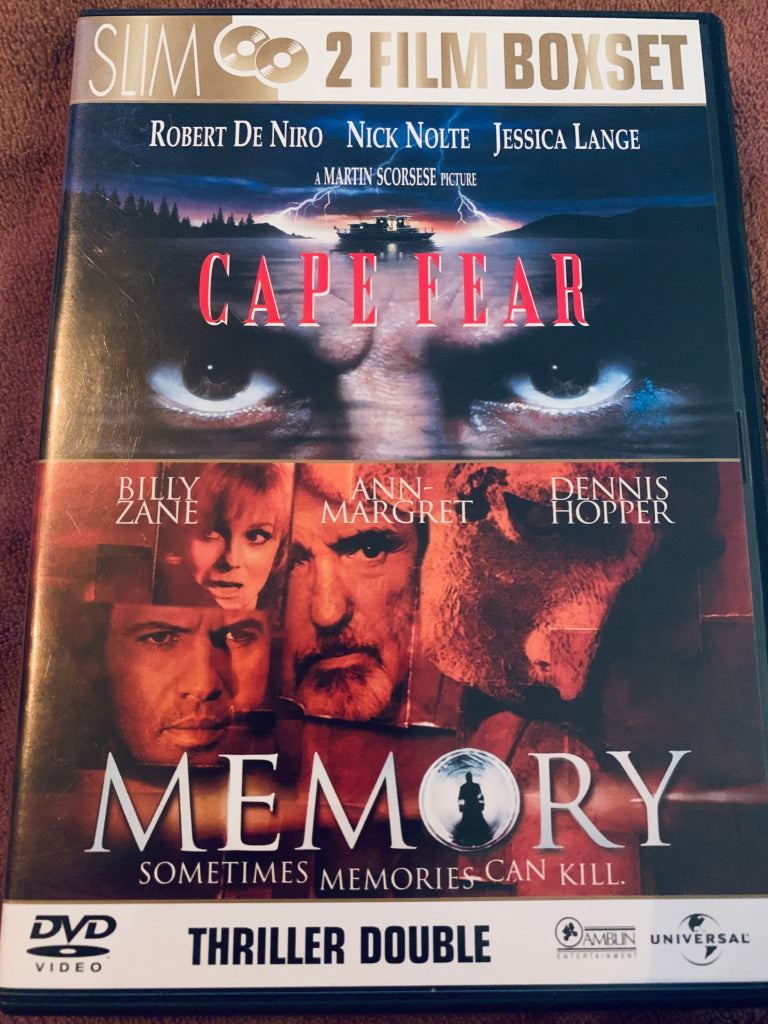 Cape Fear / Memory. DVD. Ny i plast! DVD