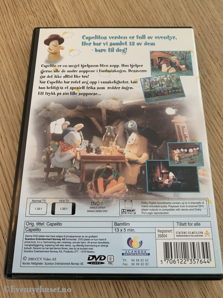 Capelito - Den Lille Glade Soppen. 2000. Dvd. Dvd
