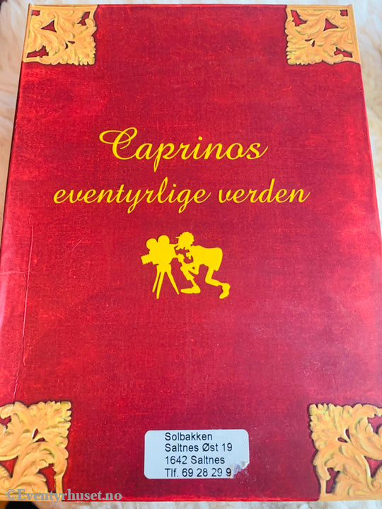 Caprino's Eventyrlige verden. Med navnelapp på forsiden. DVD samleboks.