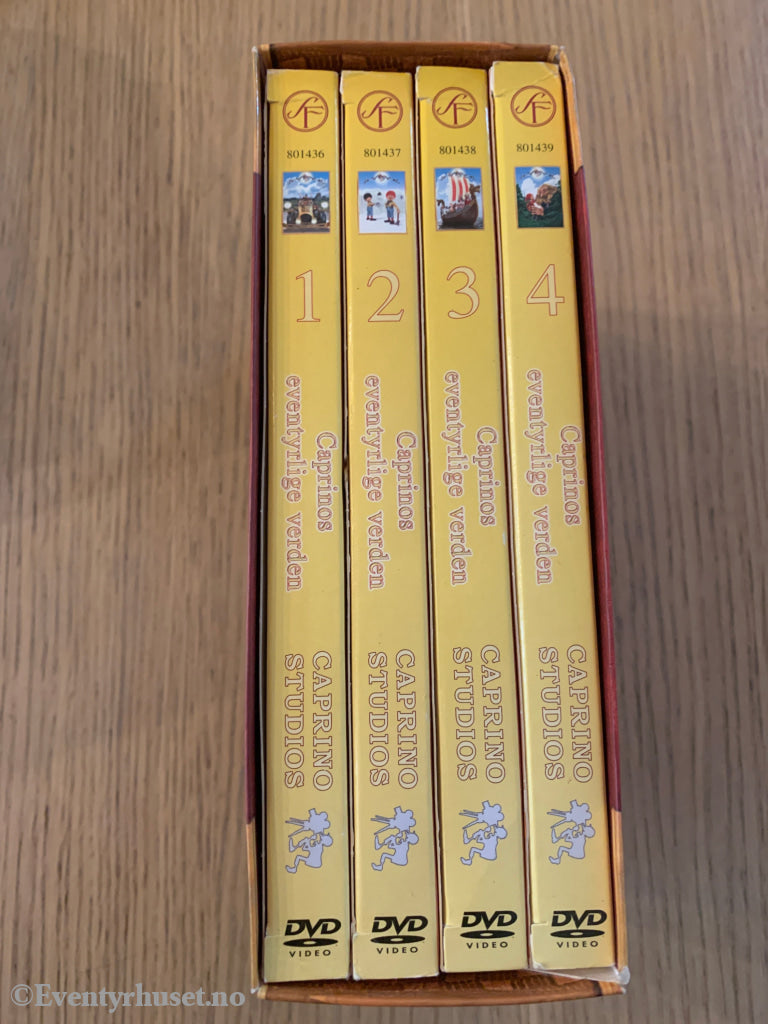 Caprinos eventyrlige verden. Samleboks med 8 x DVD. DVD