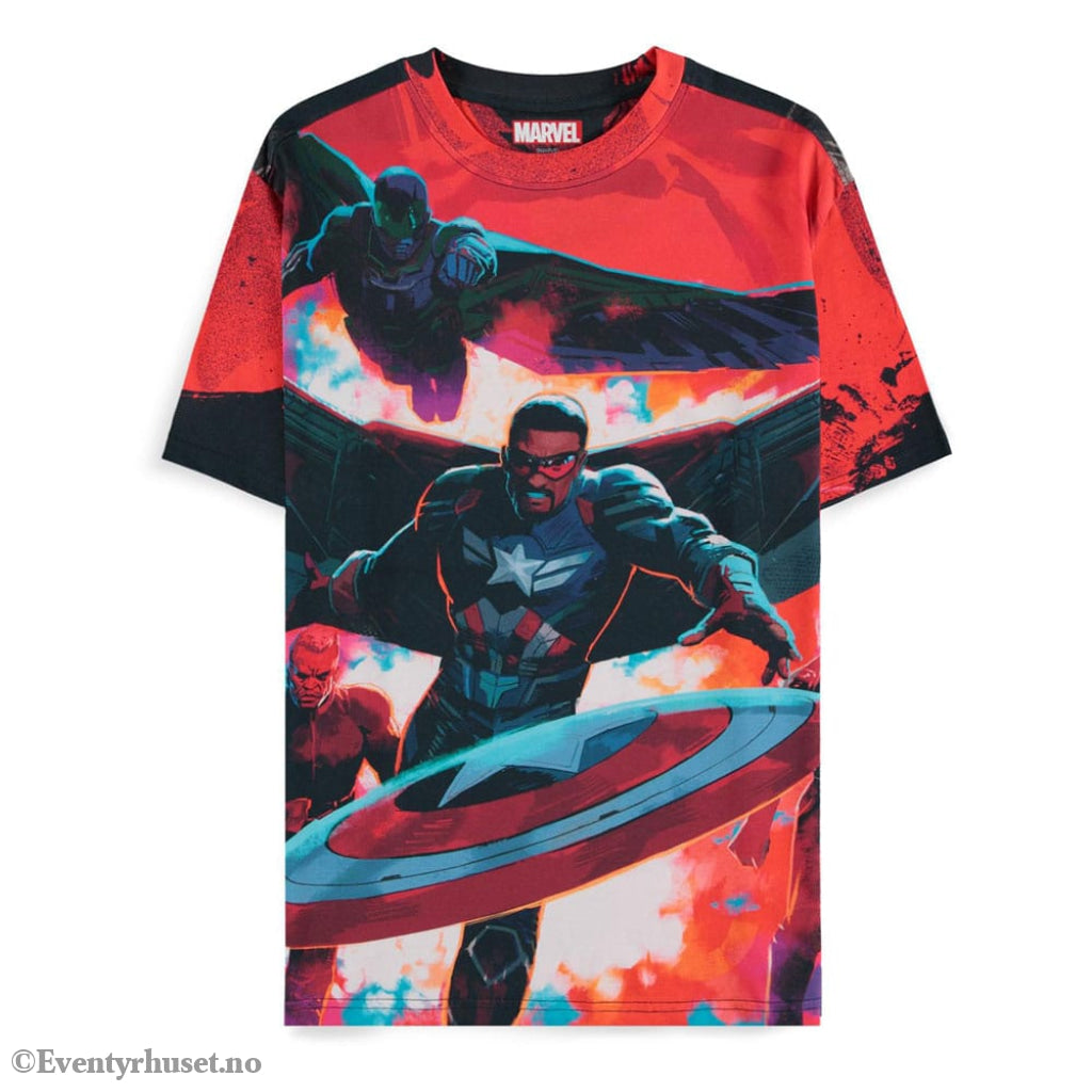 Captain America Brave New World T-Shirt Character Size M Fashion & Accessories