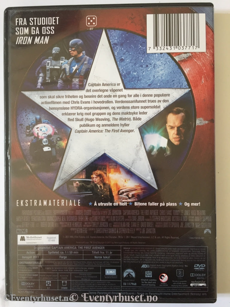 Captain America. Dvd. Dvd