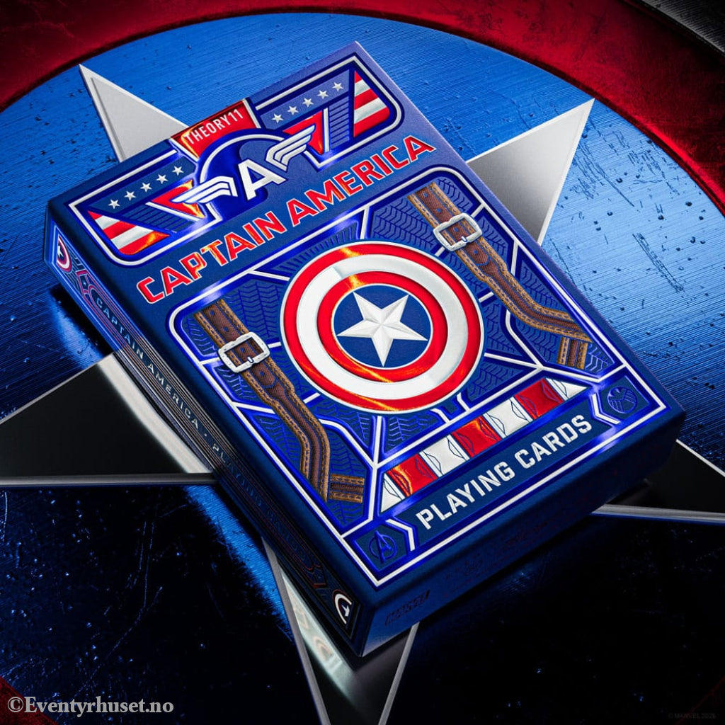 Captain America Playing Cards Patriotic Design Games