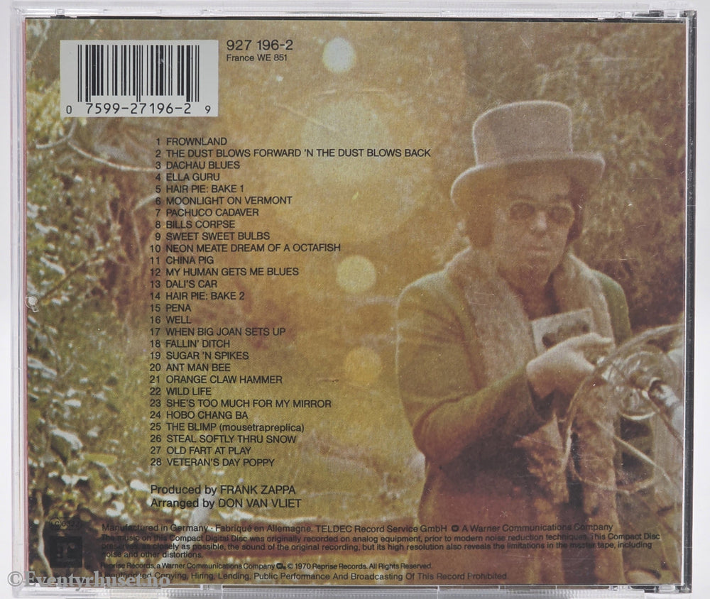 Captain Beefheart & His Magic Band. 1969. Trout Mask Replica. CD.