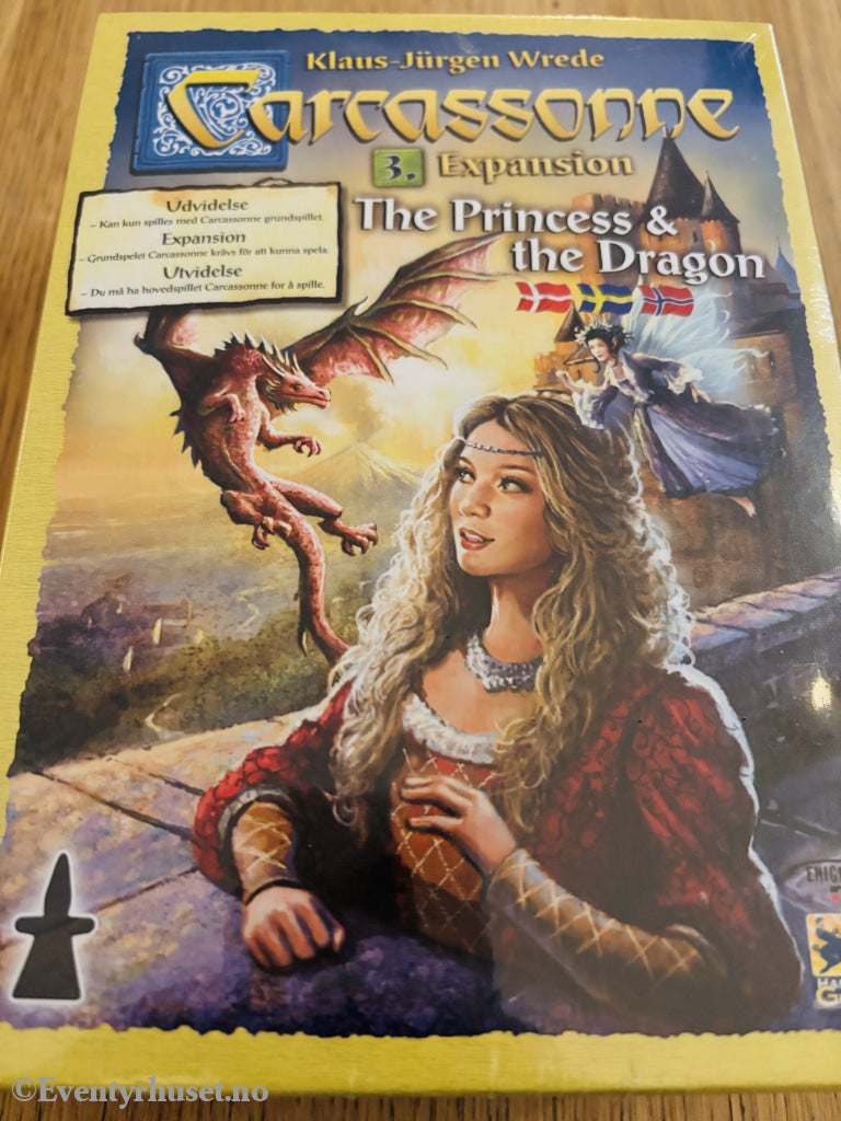 Carcassonne – Utvidelse 3: The Princess & the Dragon. Brettspillutvidelse