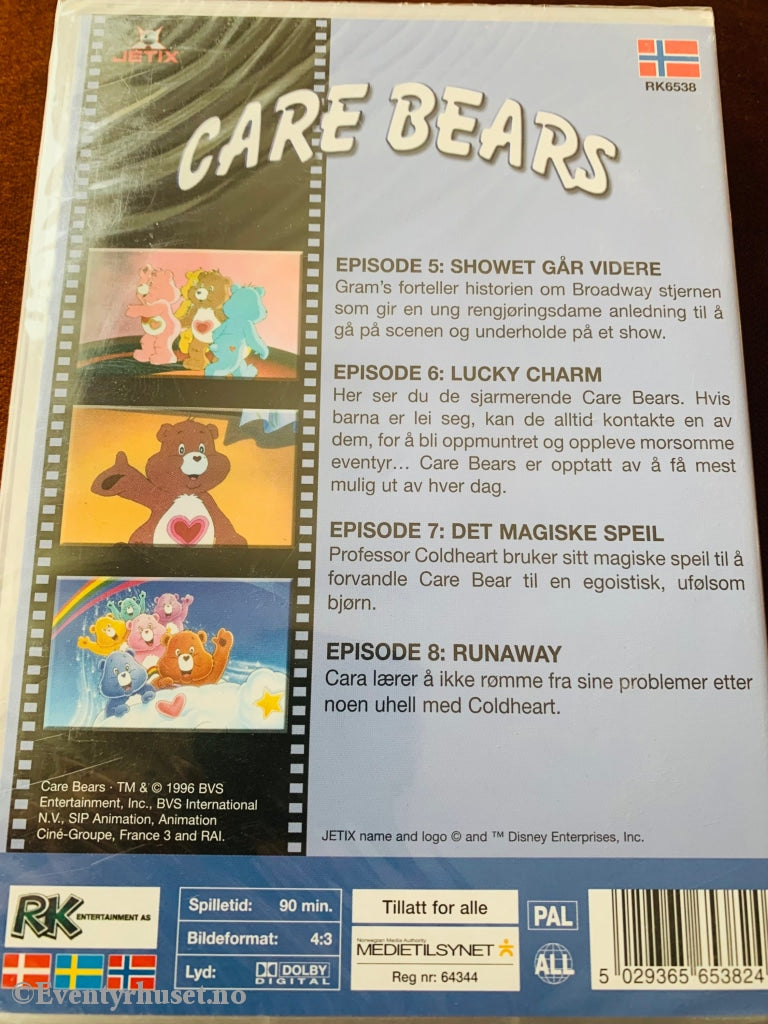 Care Bears 2. Episode 5-8. Dvd. Ny I Plast! Dvd