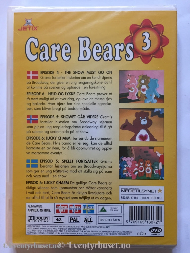 Care Bears 3. Dvd. Dvd