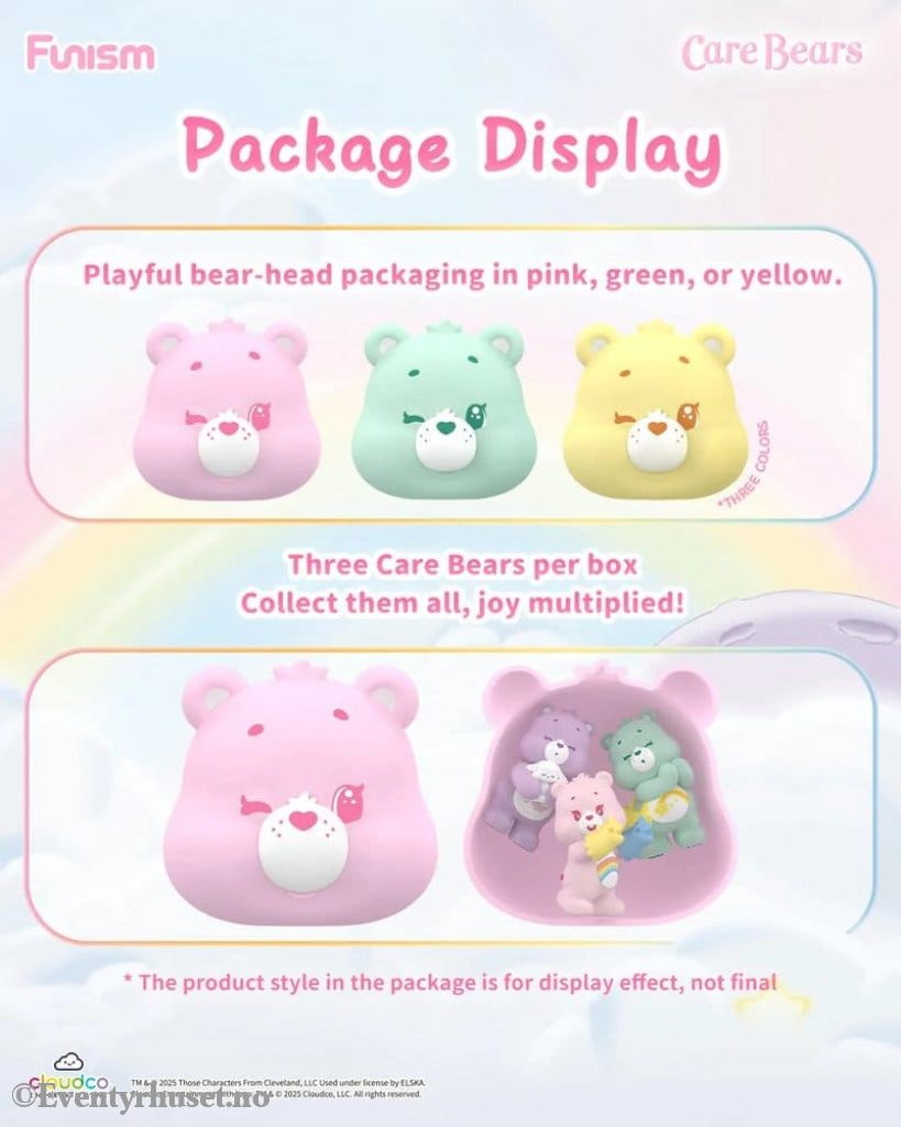 Care Bears Blind Box Mini Figures Little Things Cubby Face Series 5 cm Display (6) Collectibles
