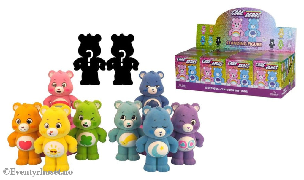 Care Bears Flocked Figures Unlock the Magic 8 cm Blind Box Display (8) Toys