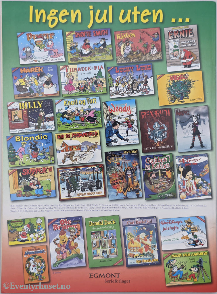 Carl Barks' jul. 2006. Julehefte.