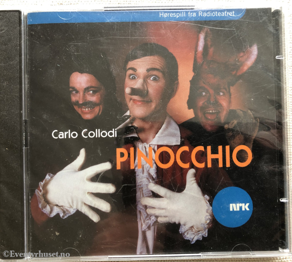 Carlo Collidi. 1993/2001. Pinocchio. Lydbok På Cd. Ny I Plast!