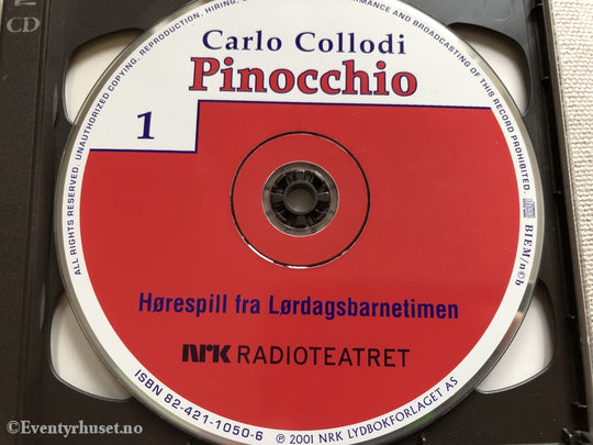 Carlo Collidi. 1993/2001. Pinocchio. Lydbok På Cd.