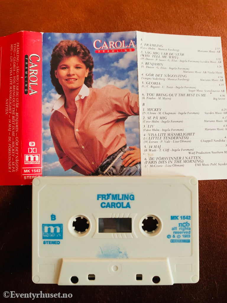 Carola - Främling. 1983. Kassett. Kassett (Mc)