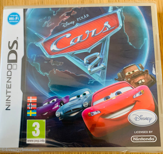 Cars 2, 2011. Nintendo DS-spill. Ny I plast!