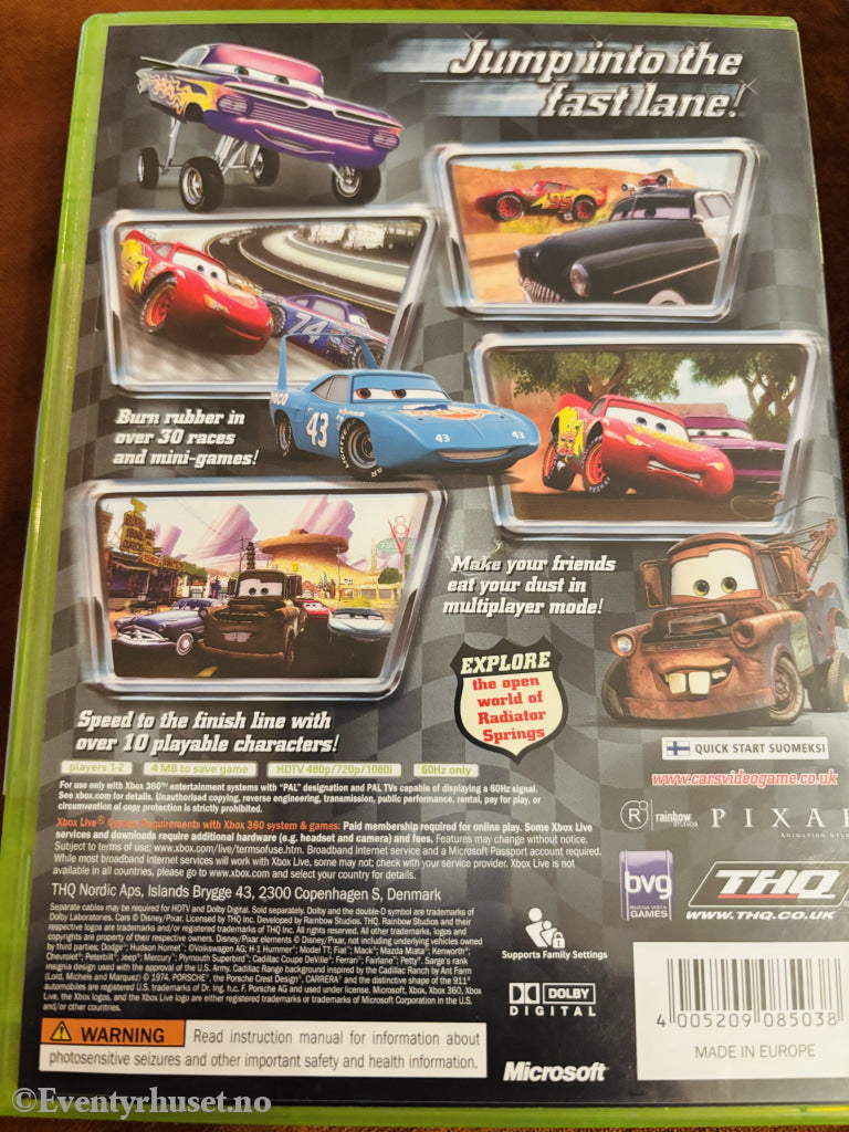 Cars, 2006. Xbox-360-spill.
