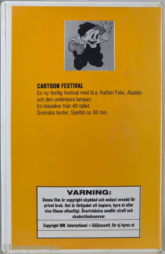 Cartoon Festival – 1980-tallet . VHS Big Box.