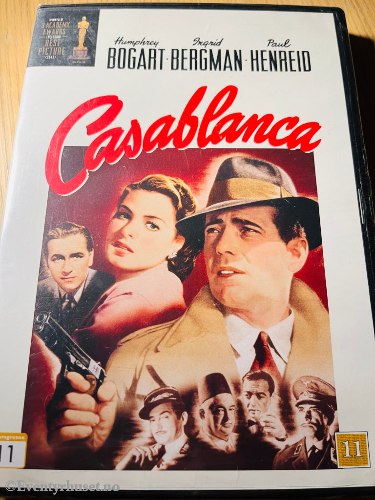 Casablanca. 1943. Dvd. Ny I Plast! Dvd