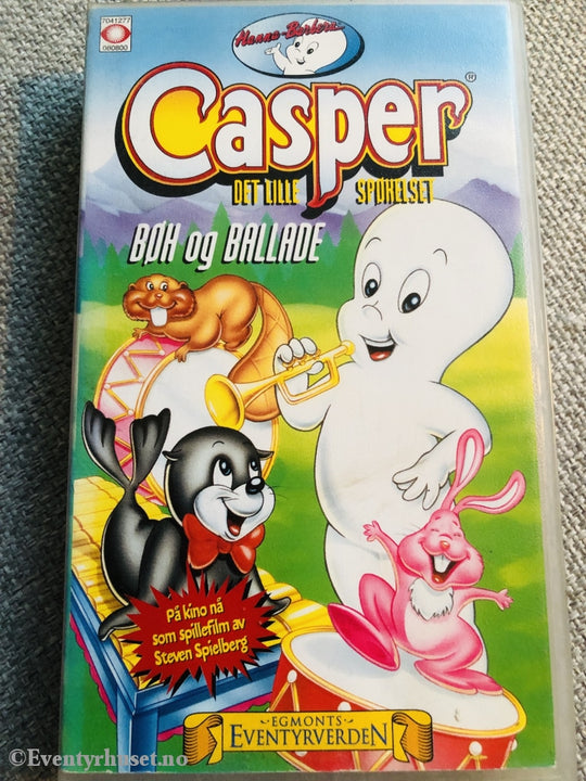 Casper - Det Lille Spøkelset. Bøh & Ballade. 1979. Vhs. Vhs