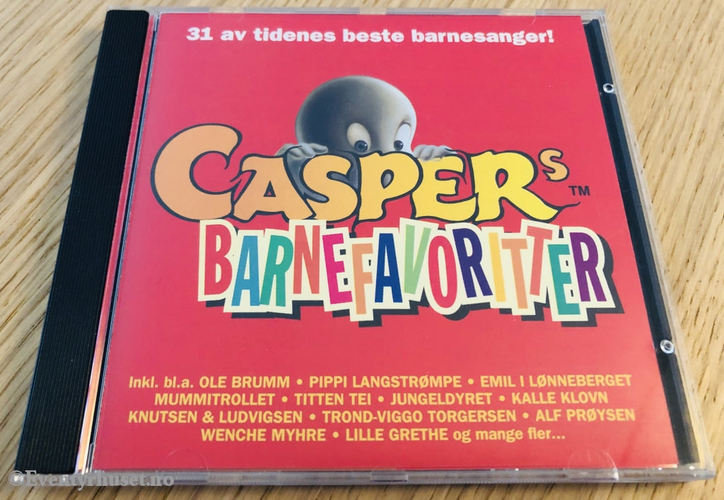 Caspers Barnefavoritter. 1995. Cd. Cd