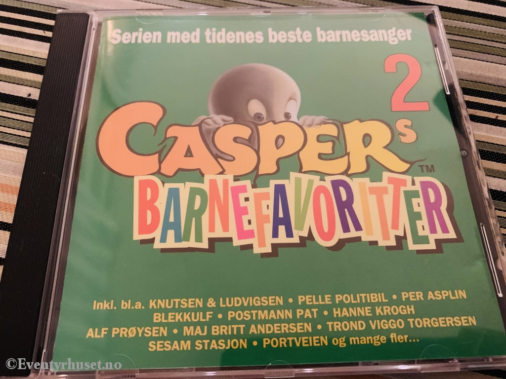 Caspers Barnefavoritter 2. 1995. Cd. Cd