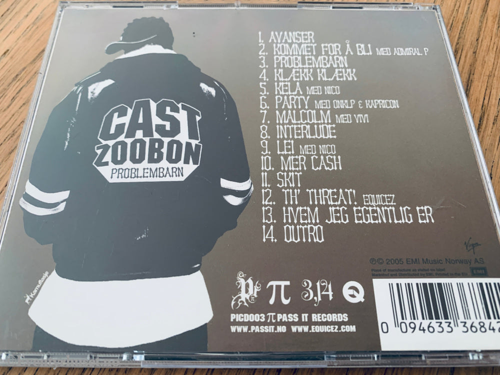 Cast Zoobon – Problembarn. 2004. CD.