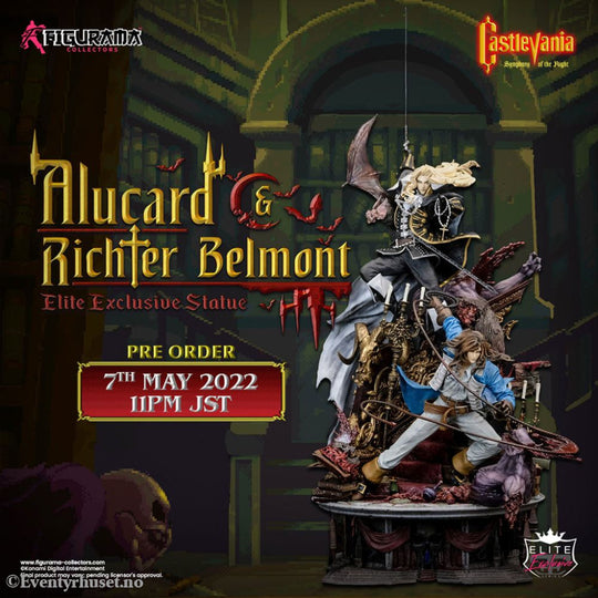 Castlevania: Symphony of the Night Elite Exclusive Statue 1/6 Alucard & Richter Belmont 91 cm Collectibles
