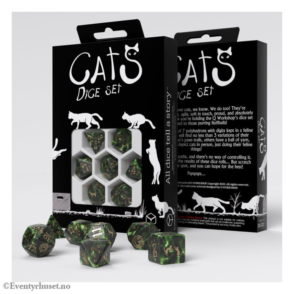 Cats Dice Set Pixel Games