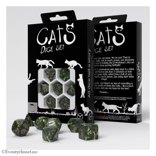 Cats Dice Set Pixel Games