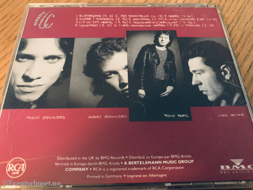 CC Cowboys. 1990. Blodsbrødre. CD.