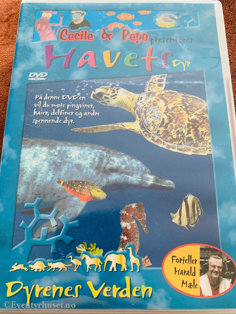 Cecilie & Pepo - Havets Dyr. Harald Mæle Forteller. Dvd. Dvd