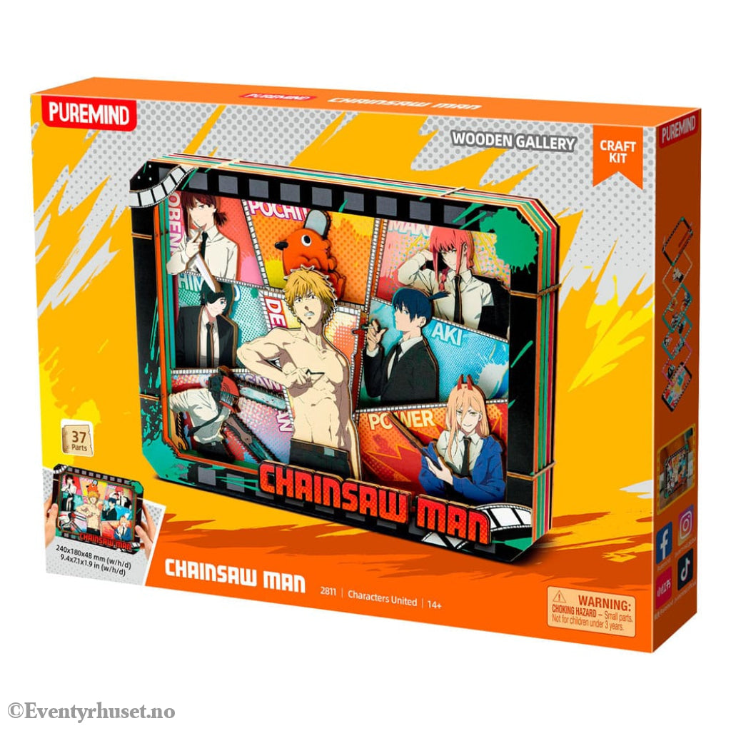 Chainsaw Man Model Kit Wooden Gallery (L) Charaters United Manga & Anime