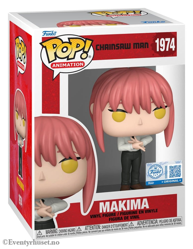 Chainsaw Man POP! Animation Vinyl Figure Makima Exclusive Edition 9 cm Collectibles