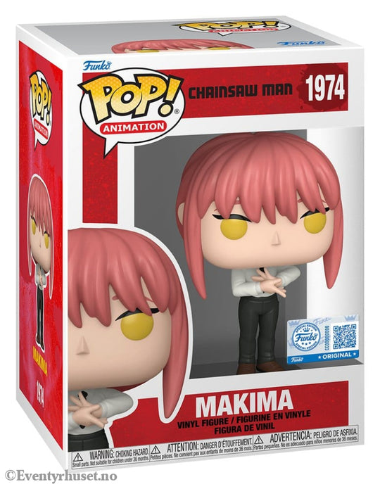 Chainsaw Man POP! Animation Vinyl Figure Makima Exclusive Edition 9 cm Collectibles
