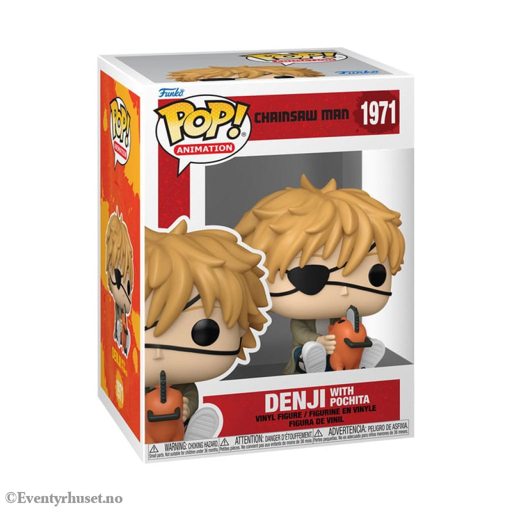 Chainsaw Man POP! Games Vinyl Figure Denji & Pochita 9 cm Collectibles