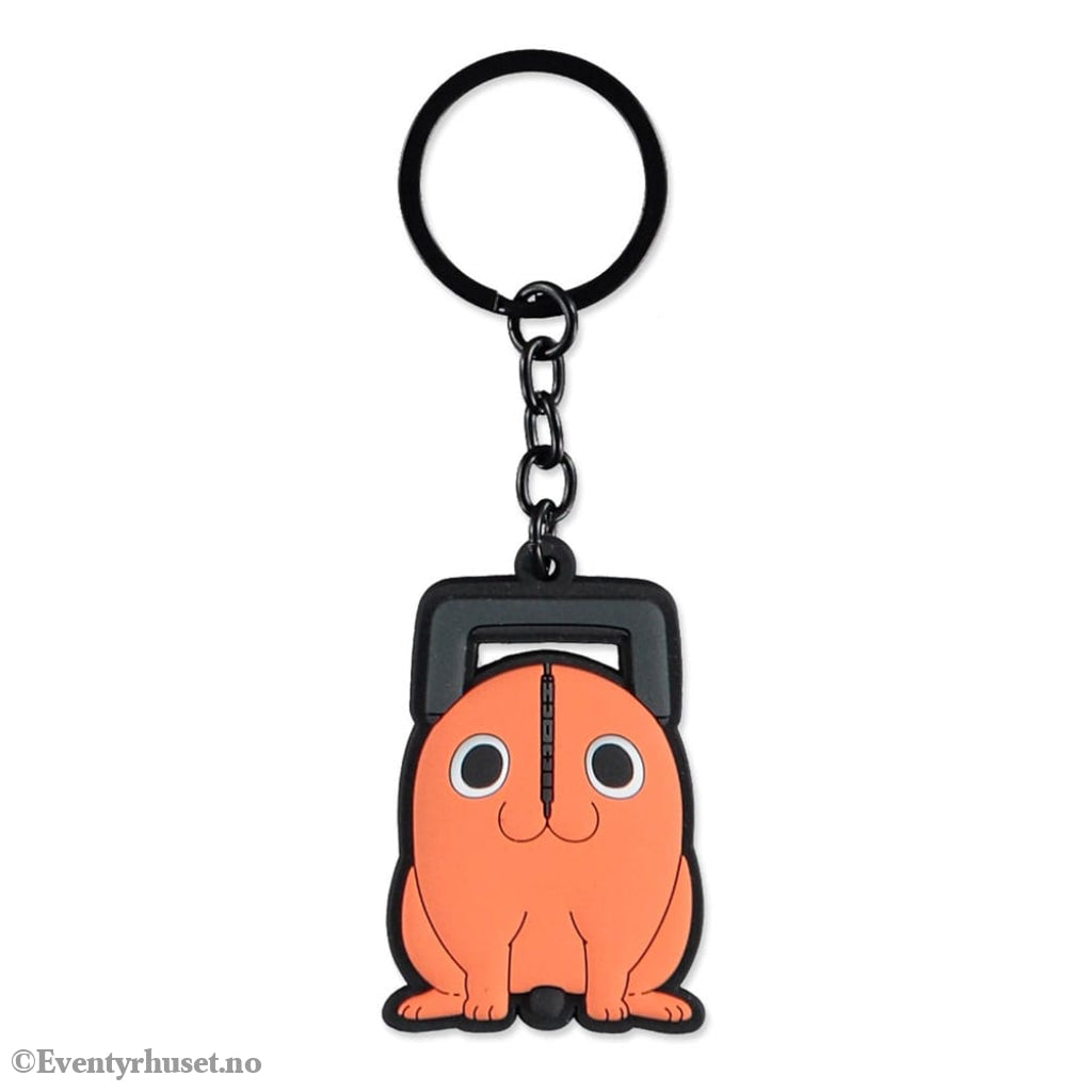 Chainsaw Man Rubber Keychain Pochita Fashion & Accessories