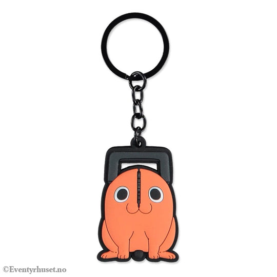 Chainsaw Man Rubber Keychain Pochita Fashion & Accessories