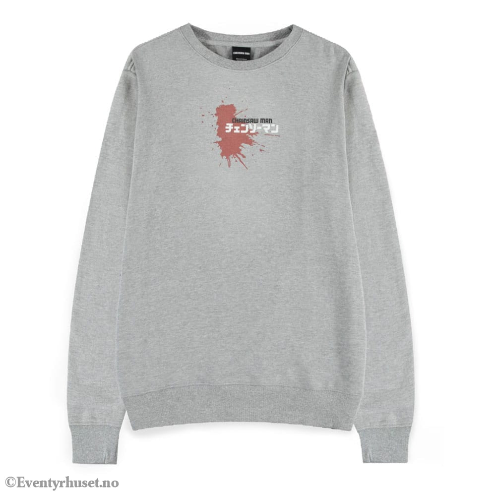 Chainsaw Man Sweater Power Grey Melange Size XXL Fashion & Accessories