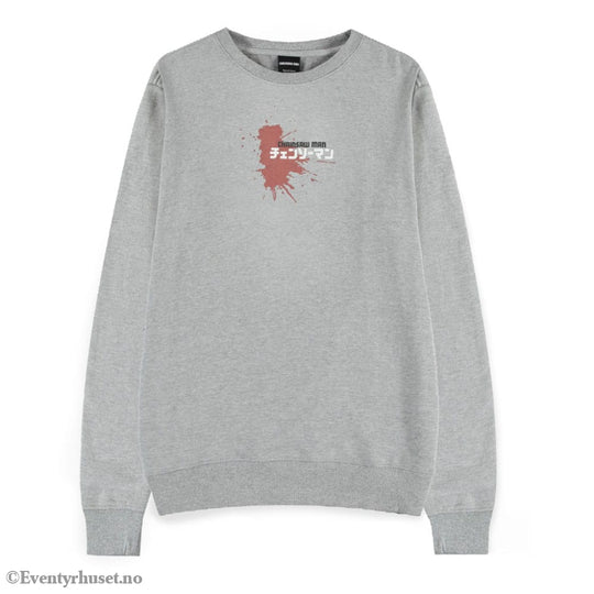 Chainsaw Man Sweater Power Grey Melange Size XXL Fashion & Accessories