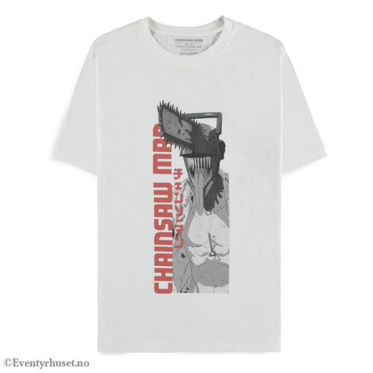 Chainsaw Man T-Shirt Chainsaw Man White Size XL Fashion & Accessories